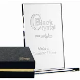 Label on a glass board (1006).