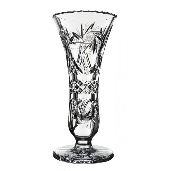 Victoria * Lead crystal Vase with leg 25.5 cm (11196)