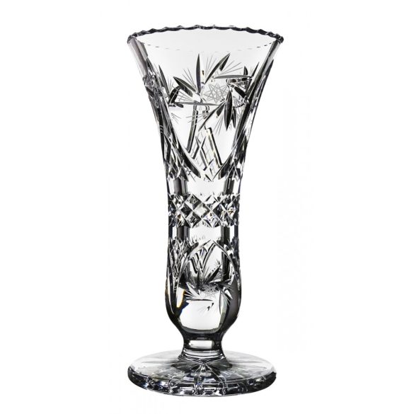 Victoria * Lead crystal Vase with leg 25.5 cm (11196)