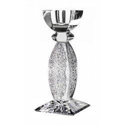 Lace * Lead crystal Candle holder 20,5 cm (Domb13026)