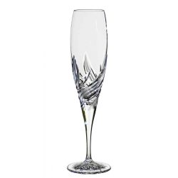 Fire * Lead crystal Champagne glass 200 ml (F14407)