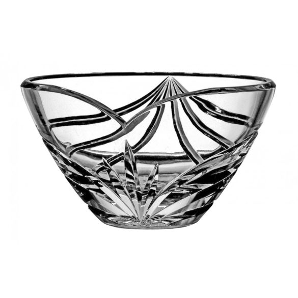Modern * Lead crystal Oval bowl 21 cm (15118)