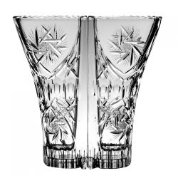   Victoria * Lead crystal Love vase 22 cm (double) (Dupla16114)