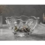 Victoria * Lead crystal Oval bowl 21 cm (16118)