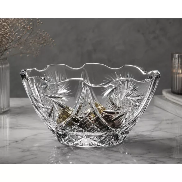 Victoria * Lead crystal Oval bowl 21 cm (16118)