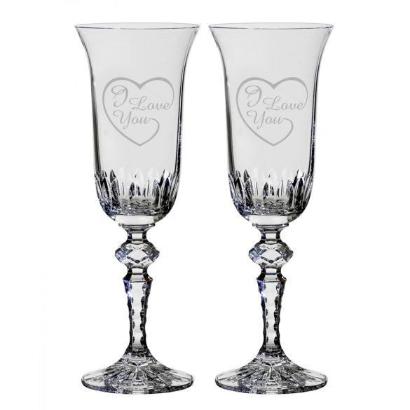 Other Goods * Lead crystal Romantic champagne glass set 2 pcs (LSZI16432)