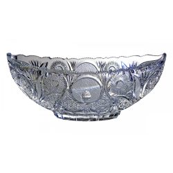   Other Goods * Lead crystal Large boat-shaped bowl 40 cm (Sze16445)