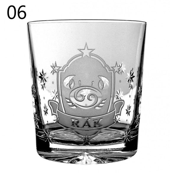 Other Goods * Crystal Zodiac whiskey glass 300 ml (Tos17021)