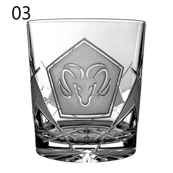 Other Goods * Crystal Zodiac whiskey glass 300 ml (Tos17022)