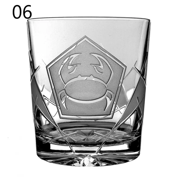 Other Goods * Crystal Zodiac whiskey glass 300 ml (Tos17022)