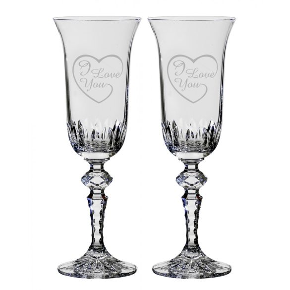 Other Goods * Crystal Romantic crystal Champagne flute glass 2 (2 pcs) (LSZI17059)