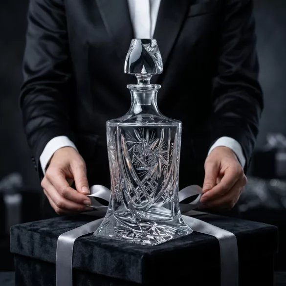 Victoria * Crystal Brandy bottle 400 ml (Cs17158)