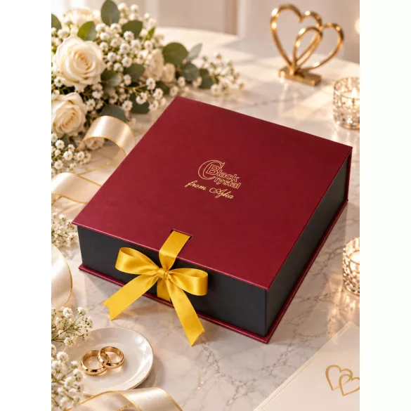 Victoria * Crystal Crystal champagne set for wedding (2 pcs) (MGyű17198)