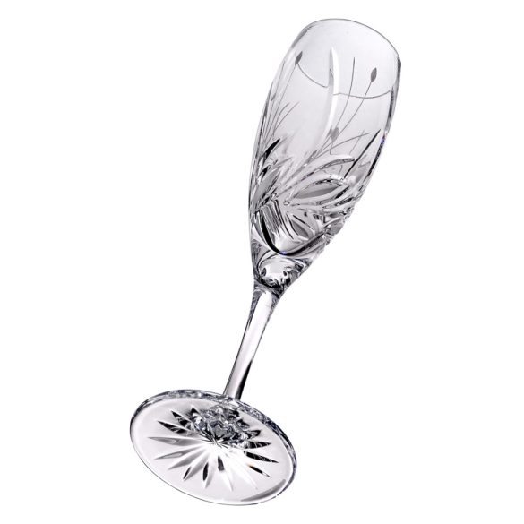 Viola * Crystal Champagne flute glass 150 ml (Toc17285)