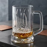 Viola * Glass Beer mug 700 ml (Pas17287)