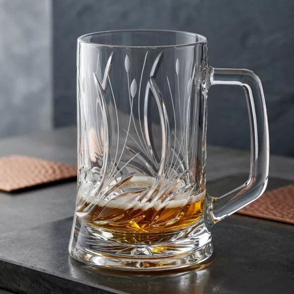 Viola * Glass Beer mug 700 ml (Pas17287)