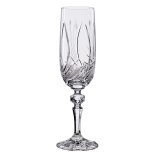 Viola * Crystal Champagne flute glass 180 ml (M17297)