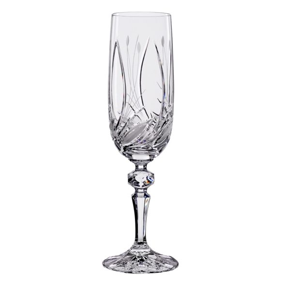 Viola * Crystal Champagne flute glass 180 ml (M17297)