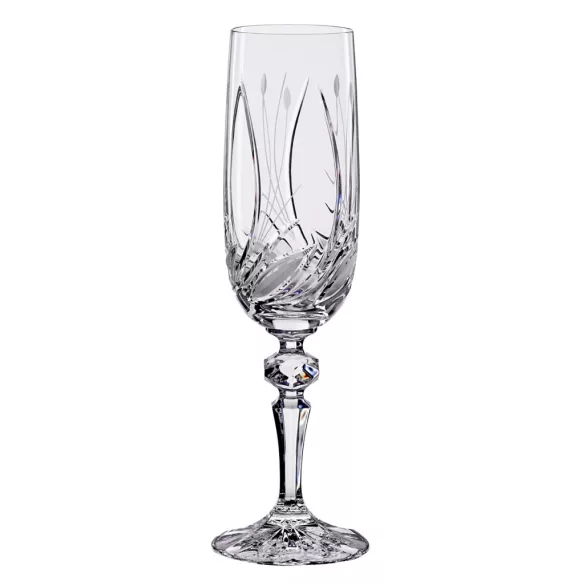 Viola * Crystal Champagne flute glass 180 ml (M17297)