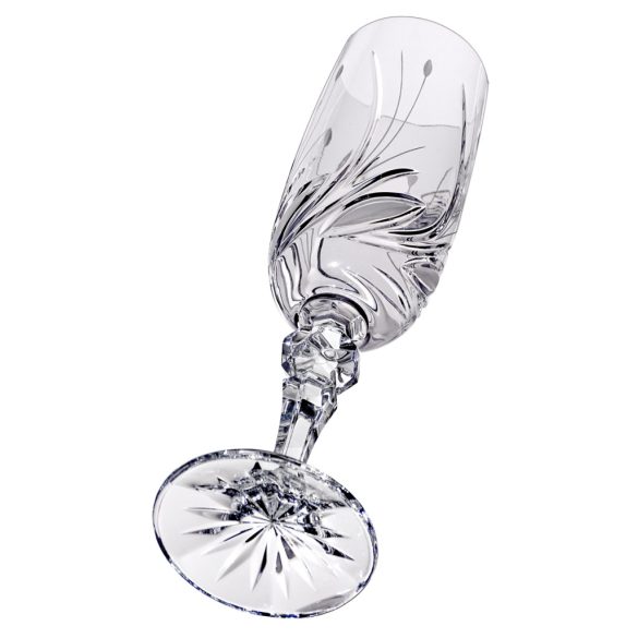 Viola * Crystal Champagne flute glass 180 ml (M17297)