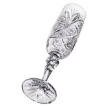 Liliom * Crystal Champagne flute glass 180 ml (M17597)