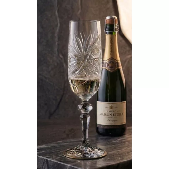 Liliom * Crystal Champagne flute glass 180 ml (M17597)