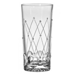 Pearl * Crystal Tumbler glass 330 ml (Tos17815)