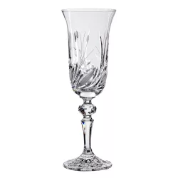 Viola * Crystal Champagne flute glass 150 ml (L17907)