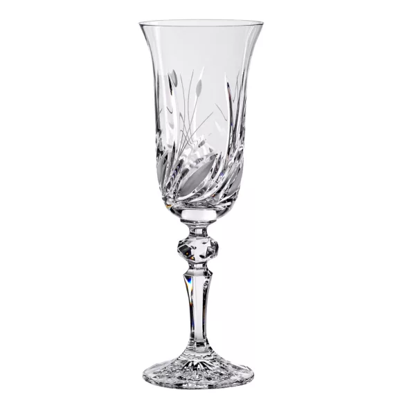 Viola * Crystal Champagne flute glass 150 ml (L17907)