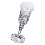 Viola * Crystal Champagne flute glass 150 ml (L17907)