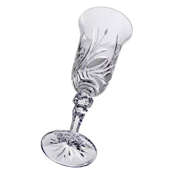 Viola * Crystal Champagne flute glass 150 ml (L17907)