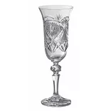Kőszeg * Crystal Champagne flute glass 150 ml (L18307)