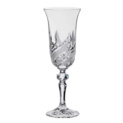 Fire * Crystal Champagne flute glass 150 ml (L18607)