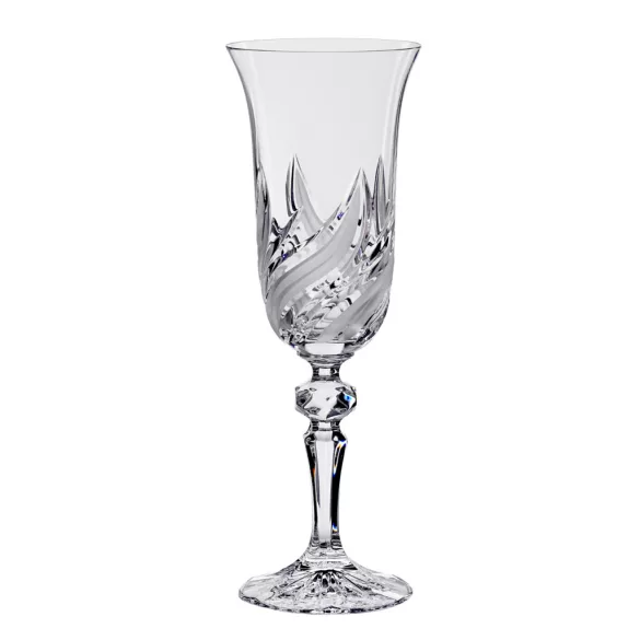 Fire * Crystal Champagne flute glass 150 ml (L18607)