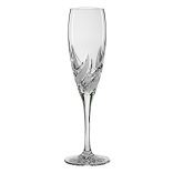 Fire * Crystal Champagne flute glass 150 ml (Toc18685)