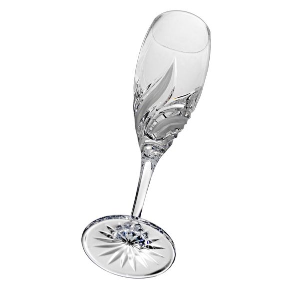 Fire * Crystal Champagne flute glass 150 ml (Toc18685)