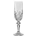 Fire * Crystal Champagne flute glass 180 ml (M18697)