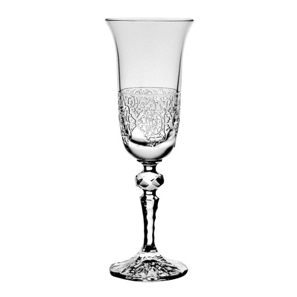 Lace * Crystal Champagne glass 150 ml (L19007)
