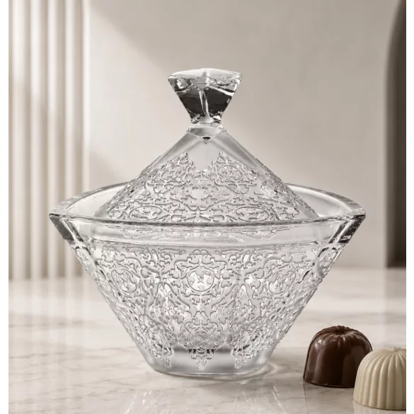 Lace * Crystal Bonbonier 18 cm (Tri19163)