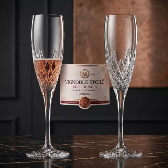 Modern * Crystal Champagne glass 150 ml (TocV19337)