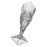 Viola * Crystal Champagne flute glass 140 ml (Ar19507)