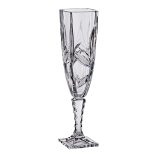 Viola * Crystal Champagne flute glass 140 ml (Ar19507)