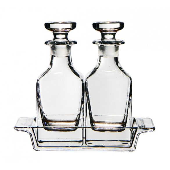 Primavera * Lead crystal Oil and vinegar pourer set (3 pcs) (39714)