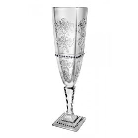 Crystal champagne glass