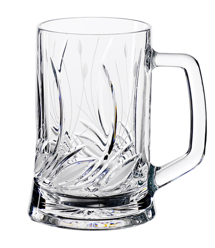 Viola Glass Beer Mug
